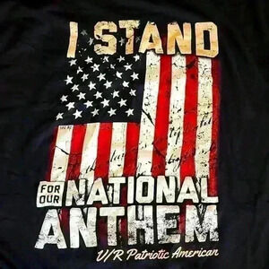 💣 Nine Line Aparel Men's 3xl Black T Shirt National Anthem ♥️ EUC